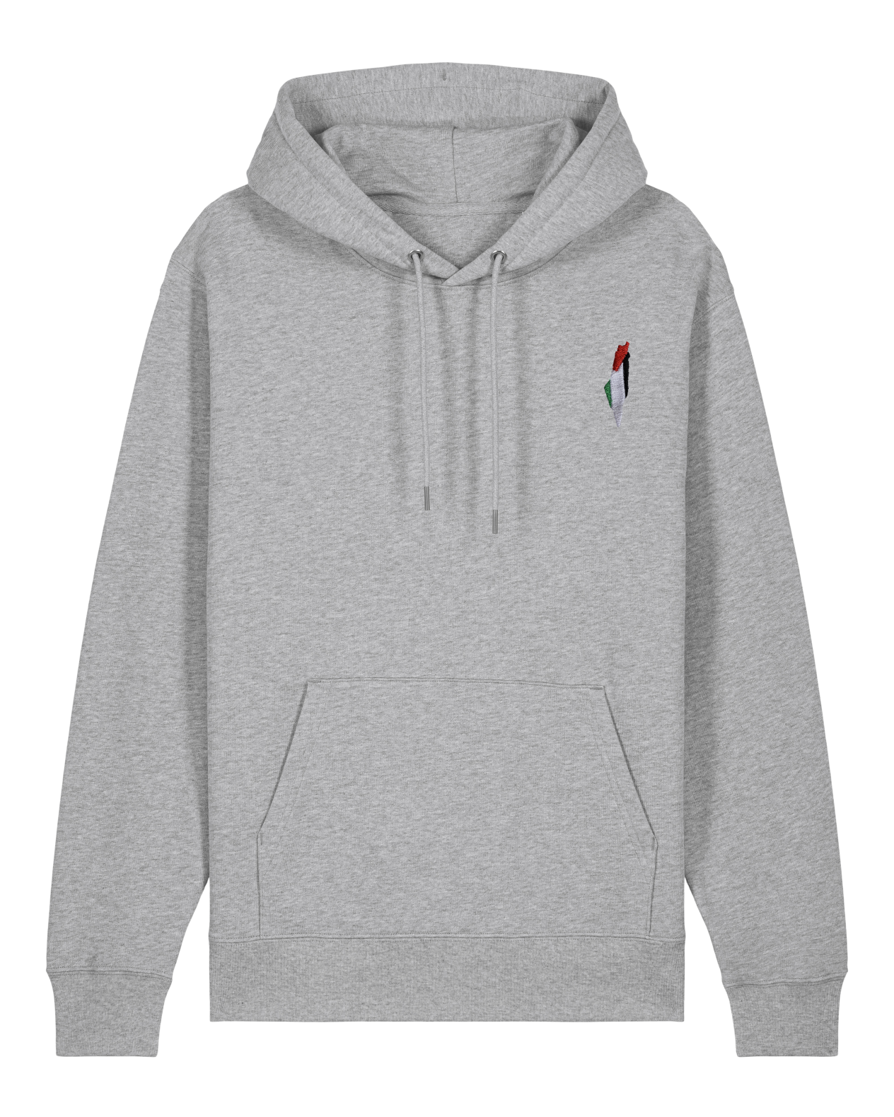 Palestine Map Sweatshirt White