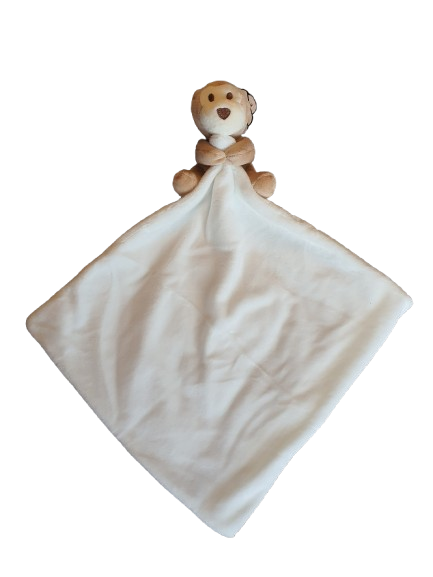 Monkey Comfort Blanket with Embroidered Name