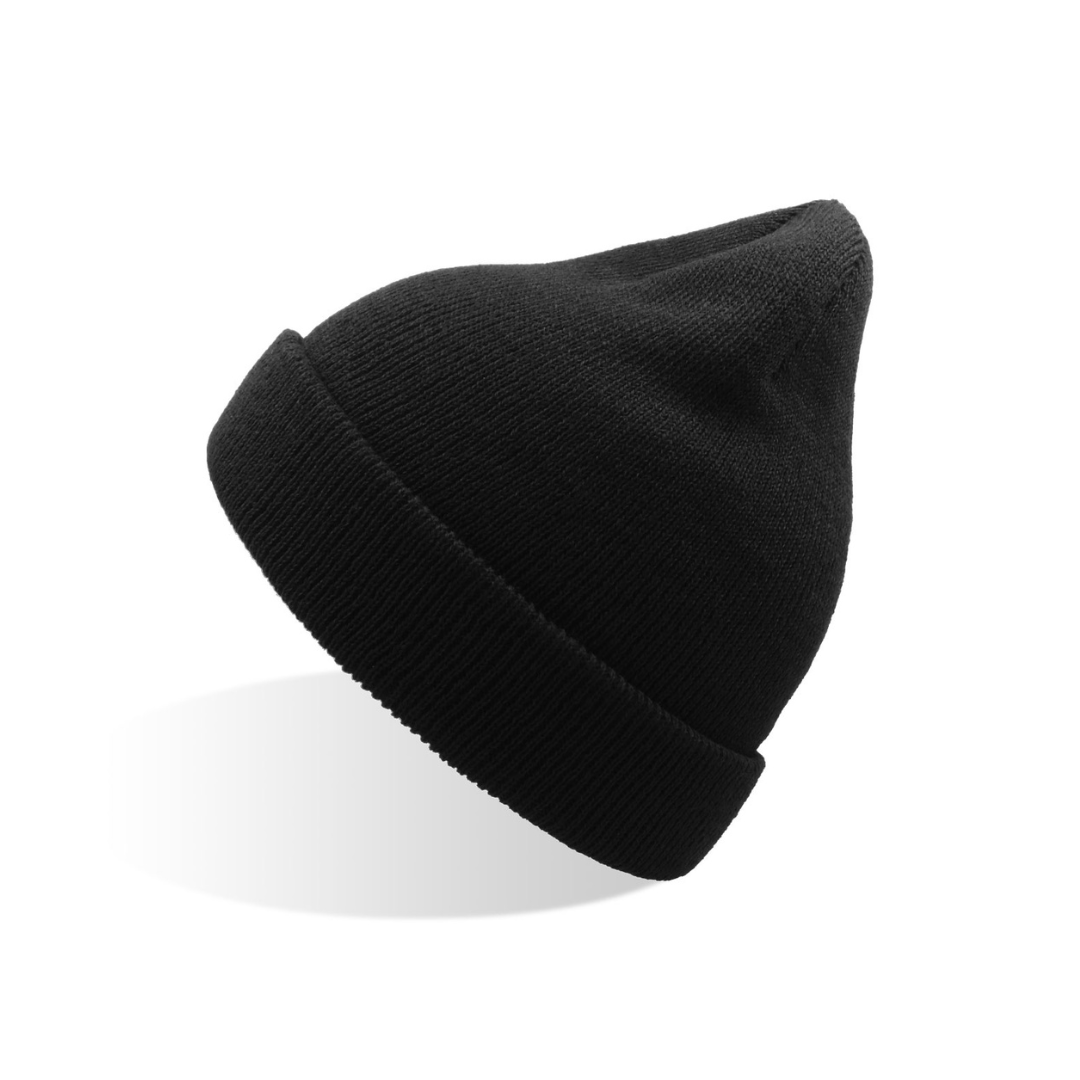 Personalized children's hat with embroidered name black