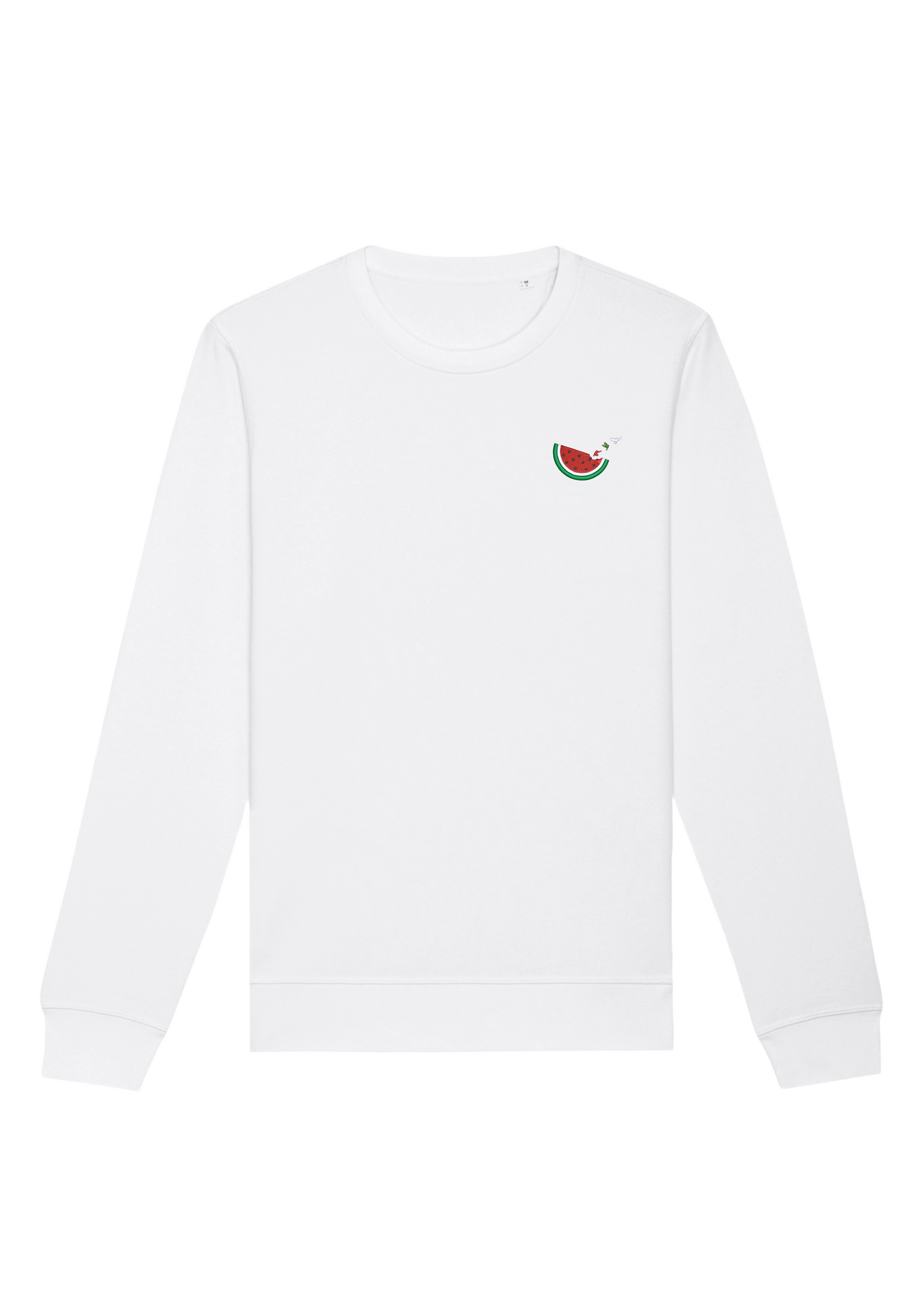 Palestine Map Sweatshirt White