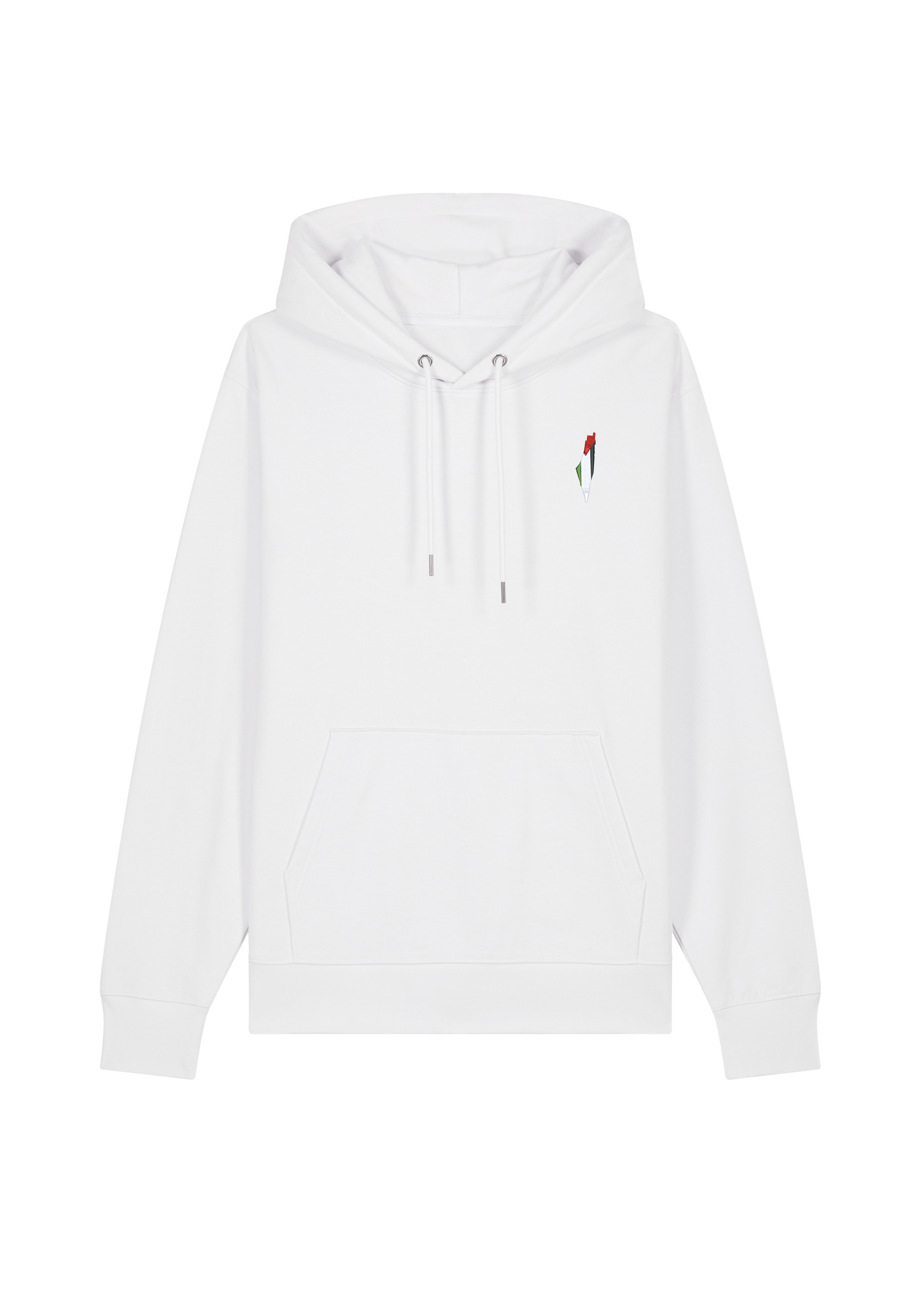 Palestine Map Sweatshirt White
