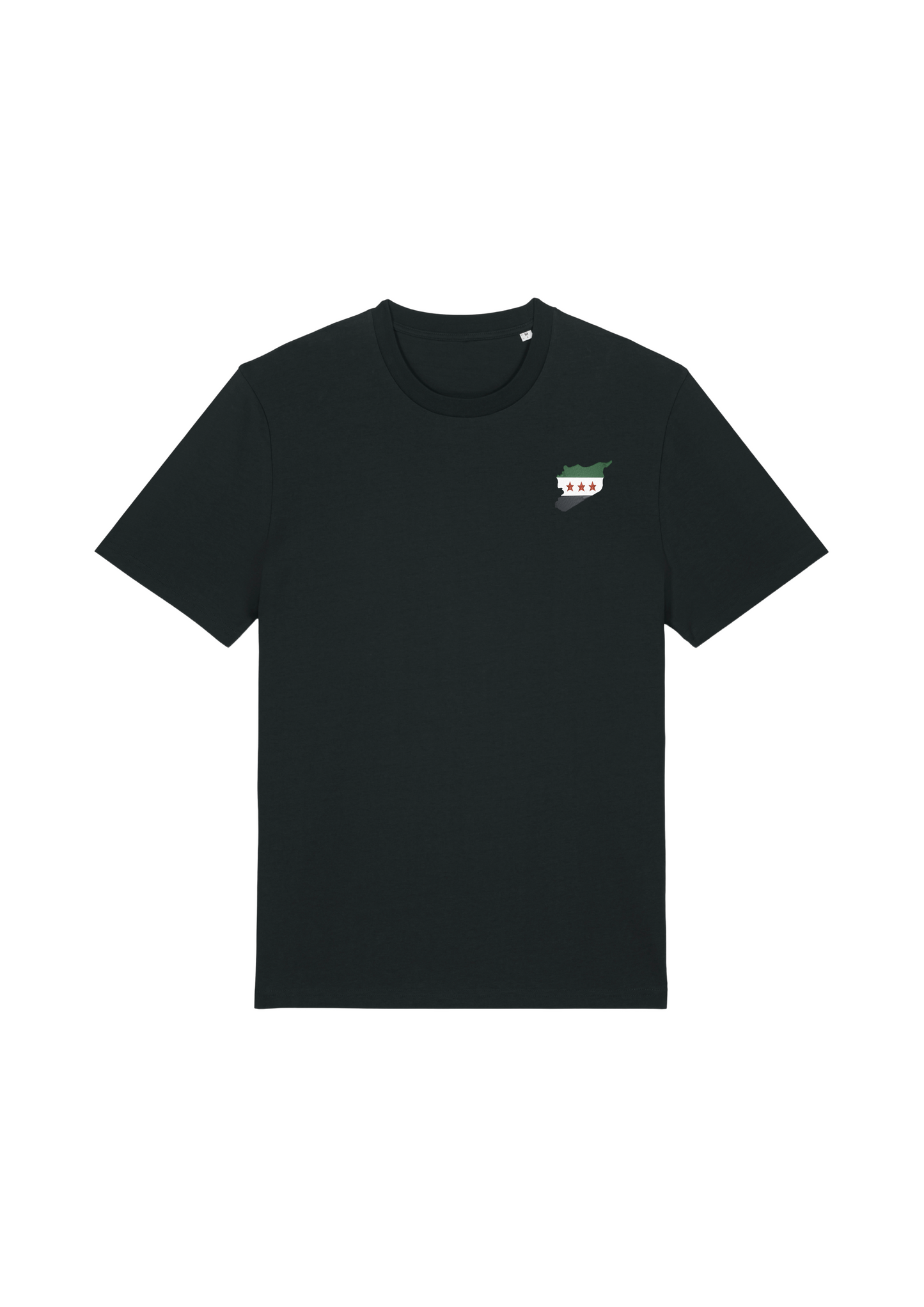 Palestine Map T-shirt Black
