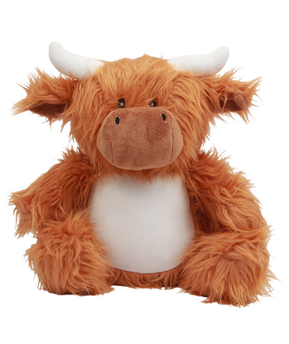 Highland Cow Med Broderat Namn