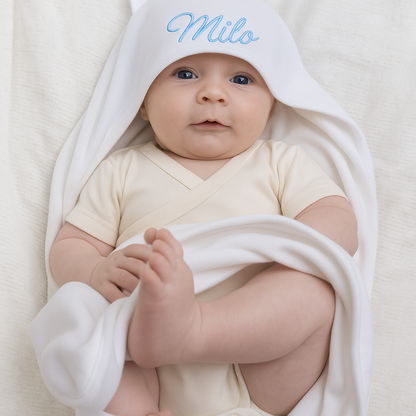 Personlig Babyfilt Med Luva