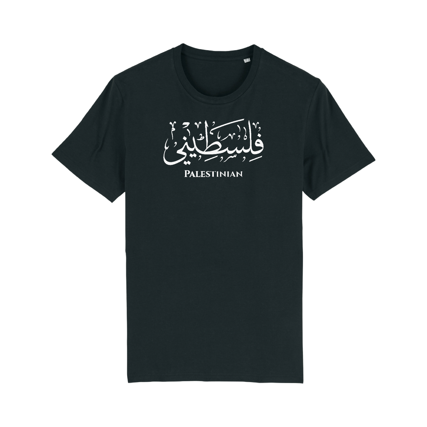 Palestine Map T-shirt Black